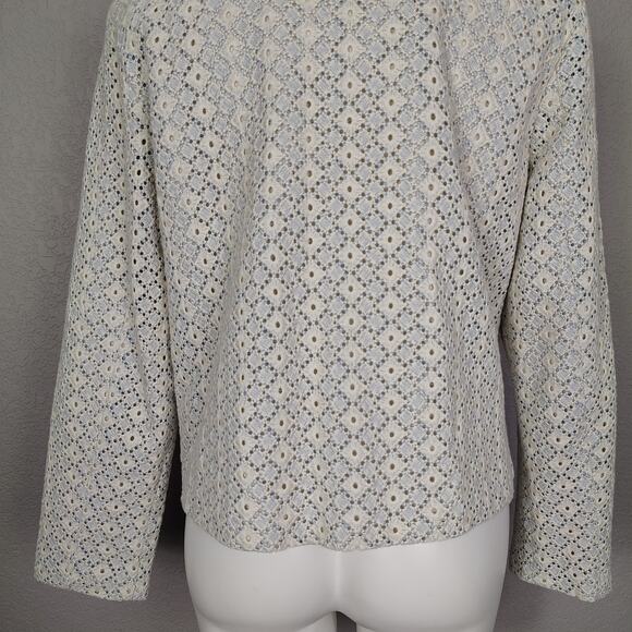 Anthropologie Dolan Left Coast Rossi Eyelet Moto Jacket Size XL - Picture 11 of 16